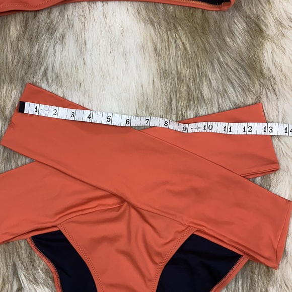 OYE Swimwear Lucette Coral Bikini Set, Small & Large - Picture 12 of 16
